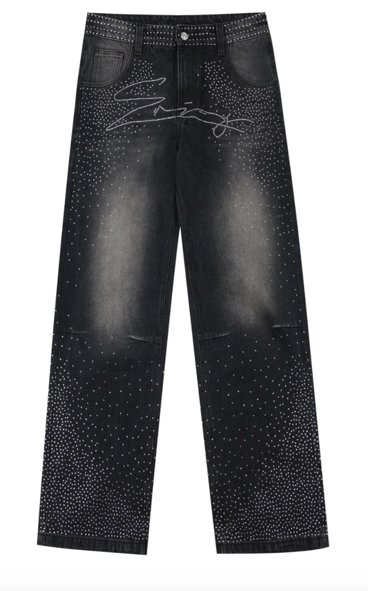 Crystal Stud Jeans