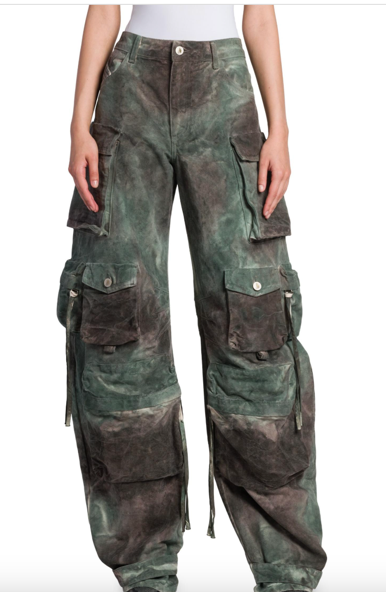 Abstract Cargo Pants