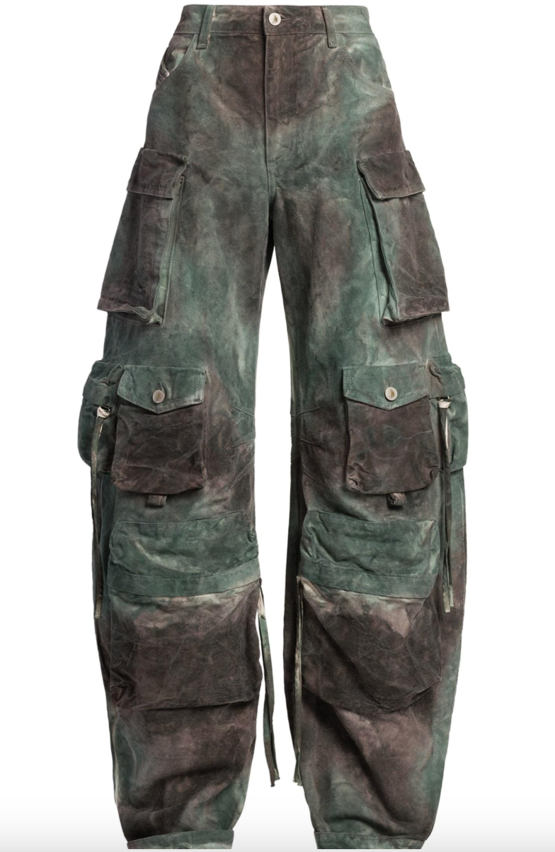 Abstract Cargo Pants