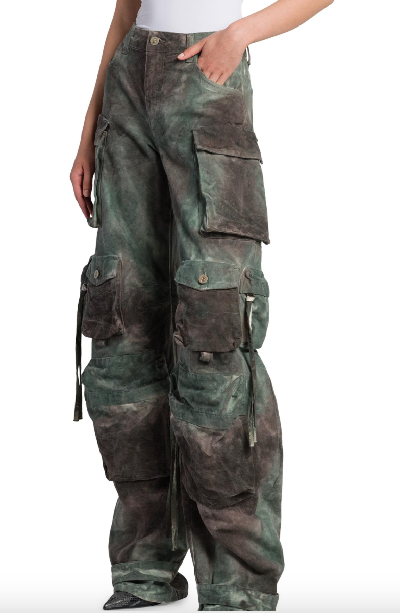 Abstract Cargo Pants